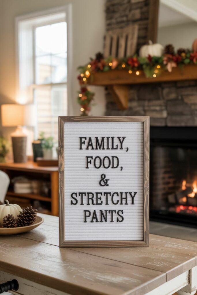 Thanksgiving Letter board quotes