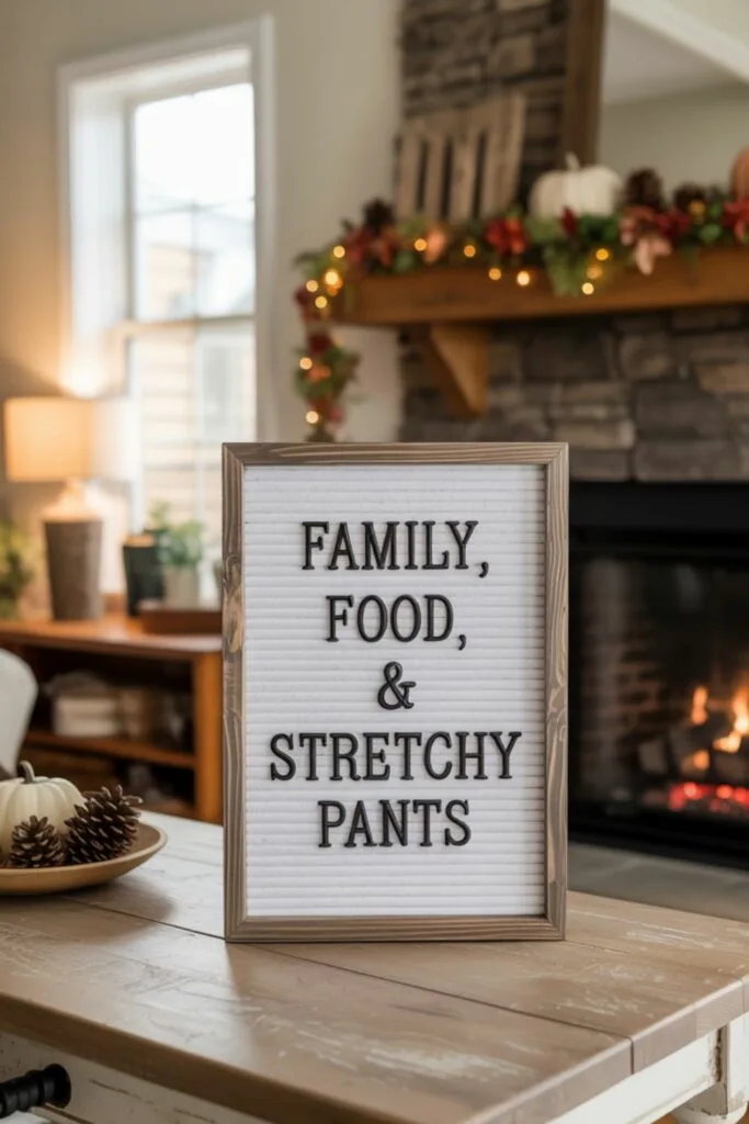 Thanksgiving Letter board quotes