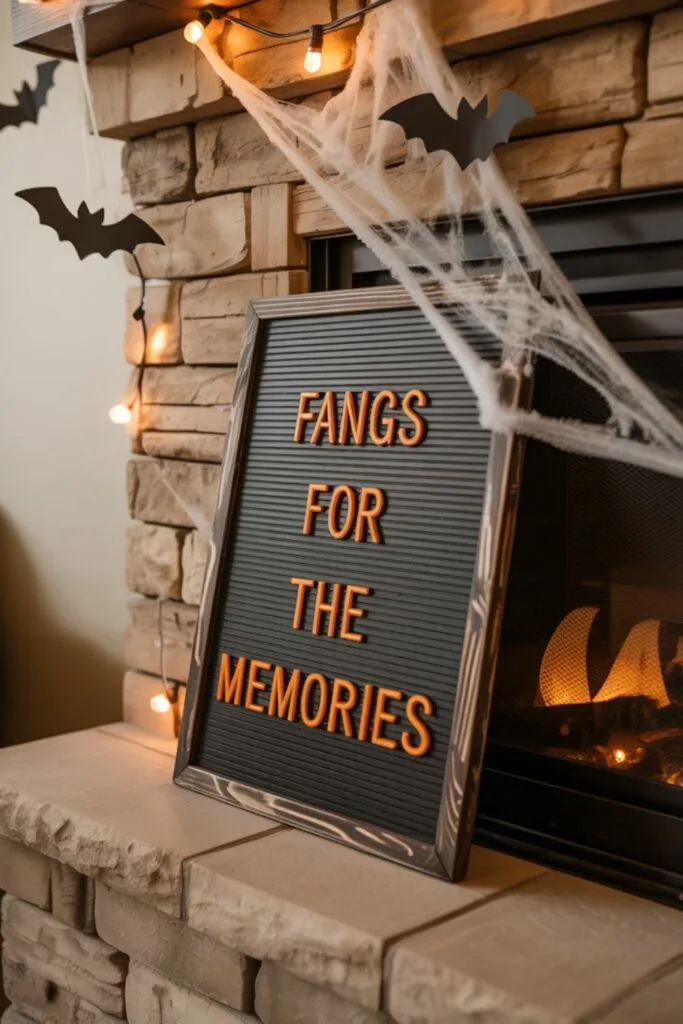 Halloween letter board quotes