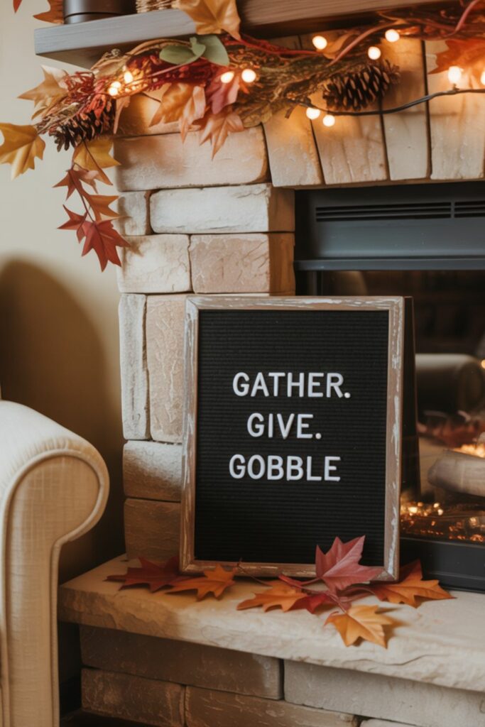 Thanksgiving Letter board quotes