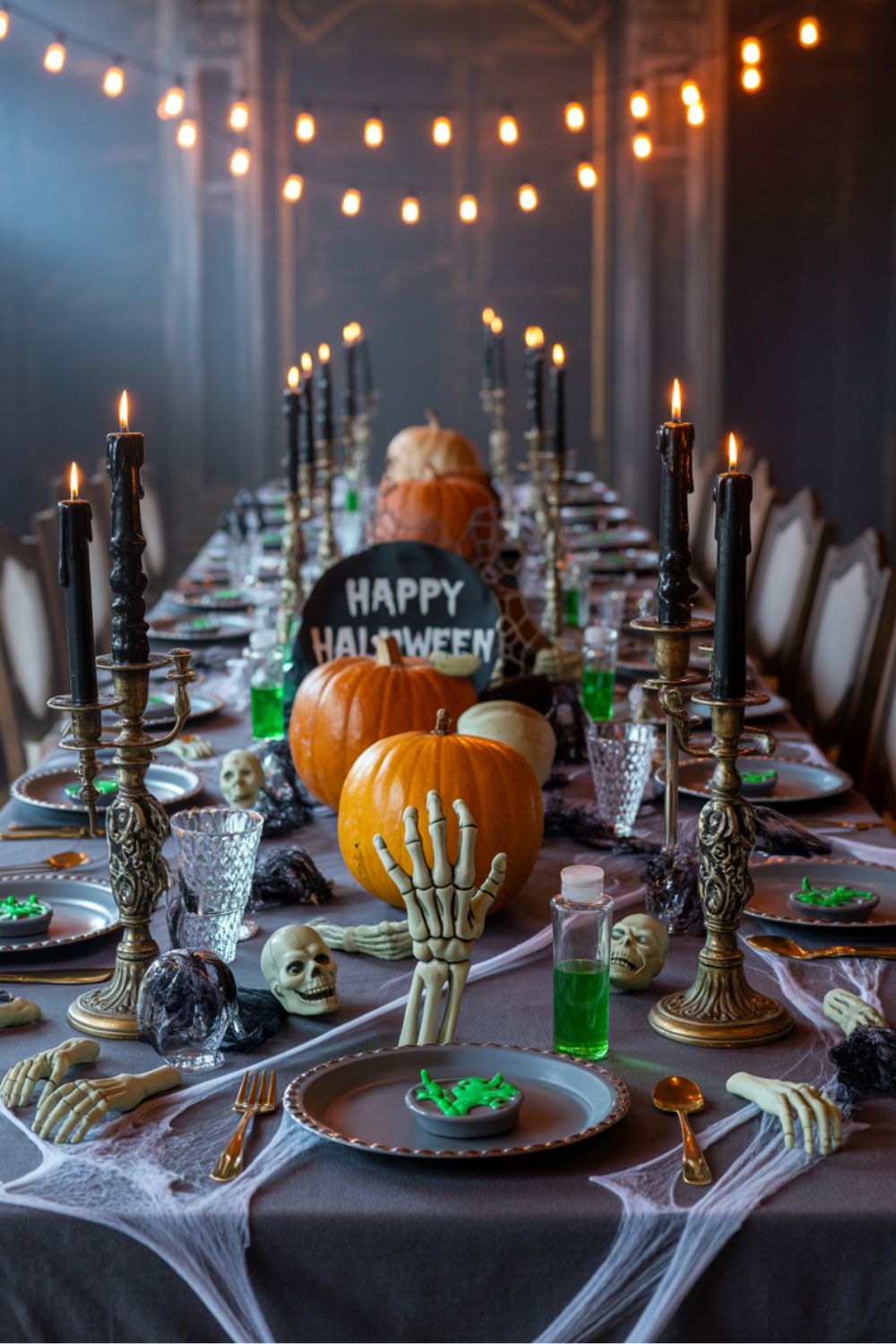Zombie themed Halloween party