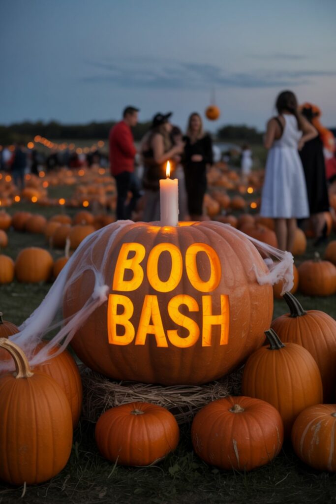 Haunted Pumpkin patch party theme