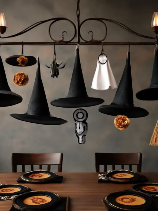 hanging witches hats