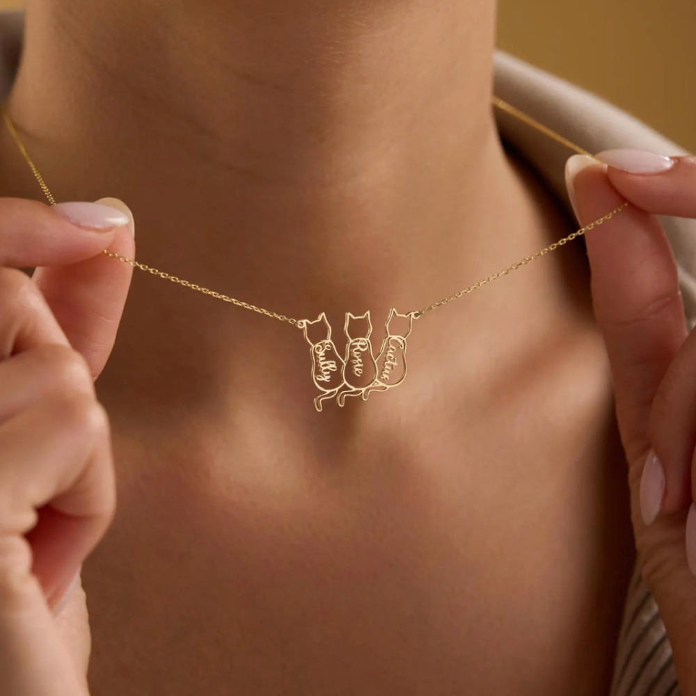 necklace for cat lovers