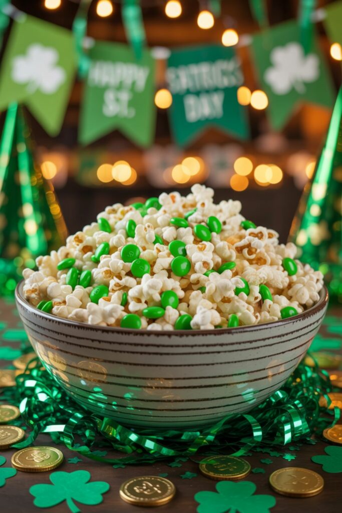 st Patrick's day popcorn