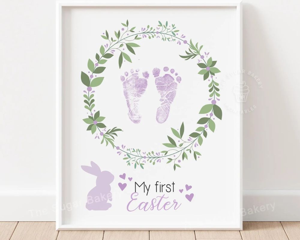 My first Easter handprint craft