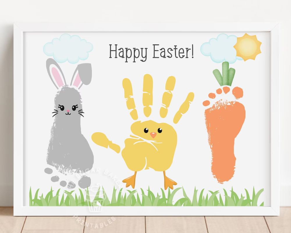 Easter handprint craft